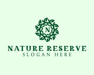 Organic Leaves Plant logo design