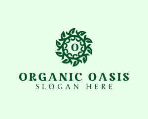 Organic Leaves Plant logo design