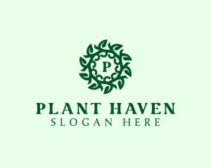 Organic Leaves Plant logo design