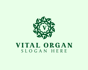 Organic Leaves Plant logo design