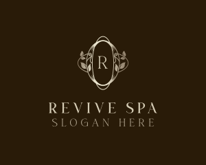 Floral Garden Spa logo design