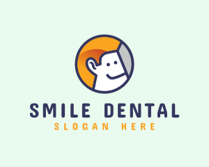 Smiling Man Avatar logo design