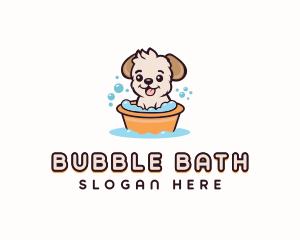 Dog Bubble Bath logo design