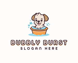 Dog Bubble Bath logo design