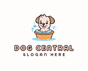 Dog Bubble Bath logo design