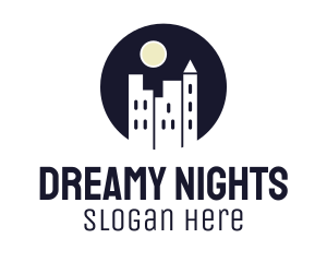 Night Hotel City logo design