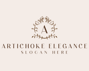 Elegant Floral Boutique logo design