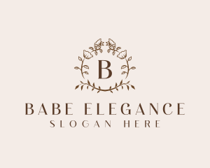 Elegant Floral Boutique logo design