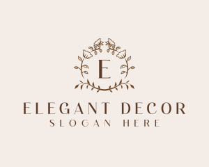 Elegant Floral Boutique logo design