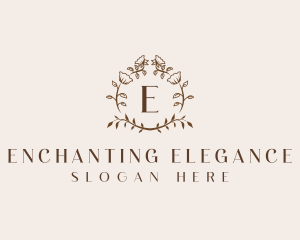 Elegant Floral Boutique logo design