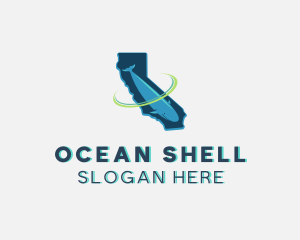 Marine Ocean Whale  logo design