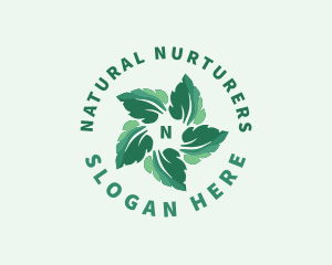 Leaf Nature Botanical logo design