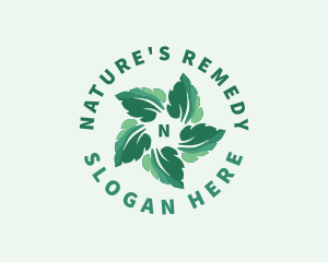 Leaf Nature Botanical logo design