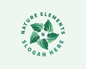 Leaf Nature Botanical logo design