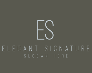 Minimalist Luxury Company logo design