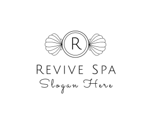 Clam Shell Spa logo design