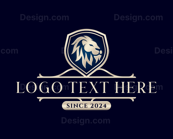 Luxury Lion Crest Logo