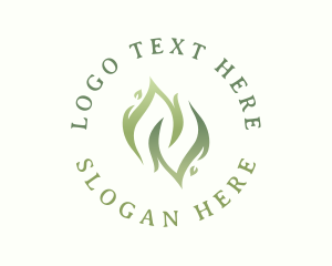Organic Natural Leaf logo