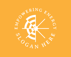 Renewable Solar Energy  logo design