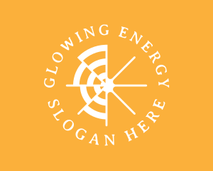 Renewable Solar Energy  logo design