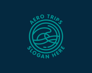 Sea Wave Trip logo design