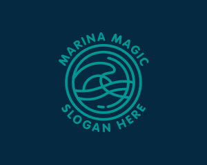 Sea Wave Trip logo design