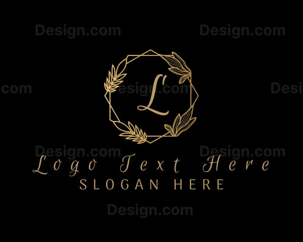 Foliage Frame Ornament Logo