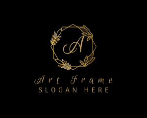 Foliage Frame Ornament logo design