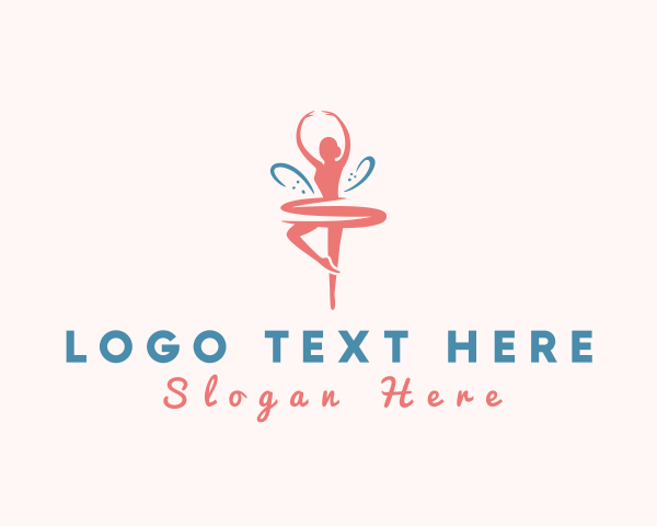 Elegant Ballerina Dancer  logo