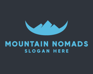 Glacial Mountain  Summit logo design