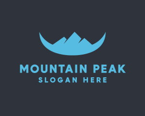 Glacial Mountain  Summit logo design