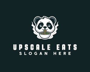 Panda Noodles Restaurant logo design