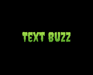 Scary Slime Text  logo design