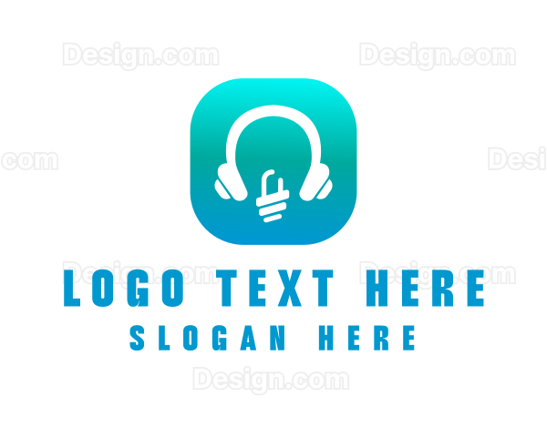 Tech Headphone App Logo