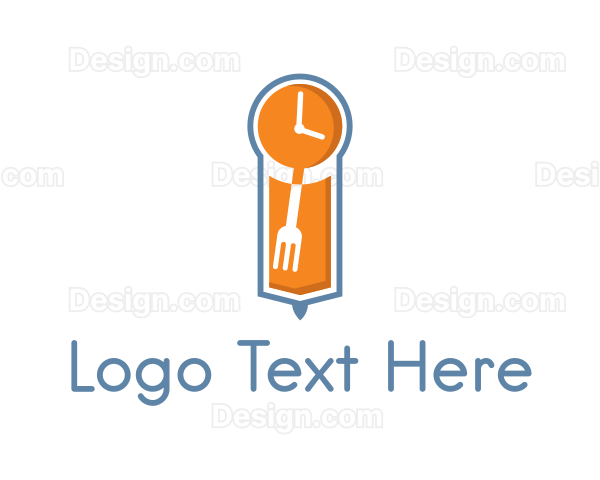 Food Time Grandfather Clock Logo