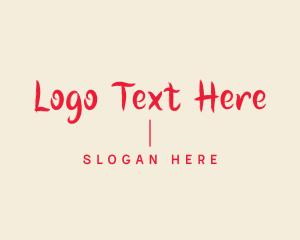 Modern Handwritten Wordmark logo