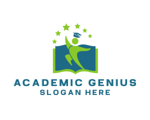 Academic Literature Graduate logo design