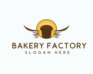 Chocolate Muffin Bakery logo design