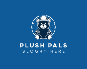 Stuffed Toy Teddy Bear logo design