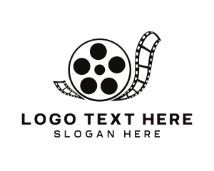 Snail Filmstrip Reel Logo