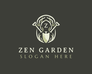 Garden Shovel Landscaping logo design