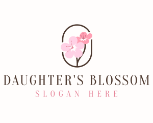 Cherry Blossom Flower logo design