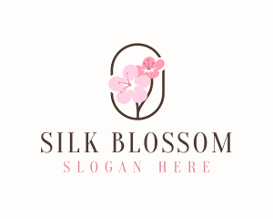 Cherry Blossom Flower logo design