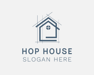 House Architecture Renovation  logo design