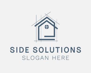 House Architecture Renovation  logo design