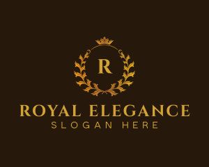 Royal Wreath Crown logo design