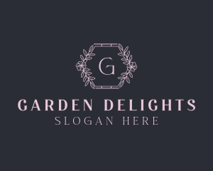 Floral Garden Spa logo design