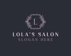 Floral Garden Spa logo design