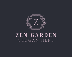 Floral Garden Spa logo design