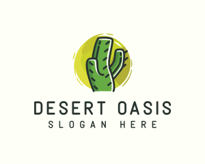 Cactus Desert Plant  logo design